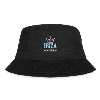 Ibiza 2023 - Bucket Hat - Schwarz - Vorne - Lela (165cm)