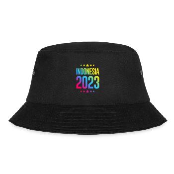 Indonesia 2023 - Bucket Hat - Schwarz - Vorne - Lela (165cm)