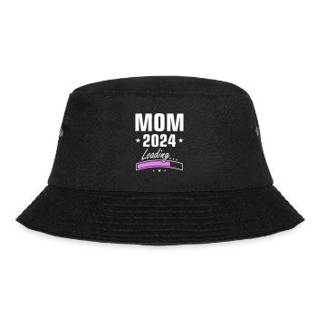 Mama 2024 Loading Mom - Bucket Hat - Schwarz - Vorne - Lela (165cm)