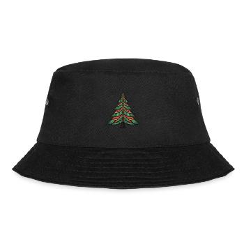 Christmas Tree Christmas - Bucket Hat - black - Front - Lela (165cm)