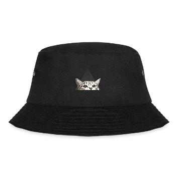 Schläfst du noch? - Bucket Hat - Schwarz - Vorne - Lela (165cm)