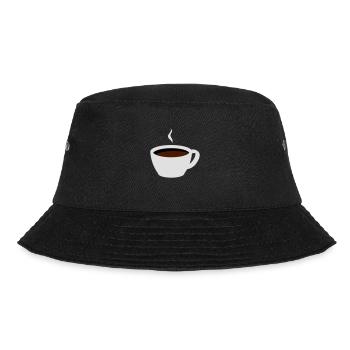Kaffeetasse - Bucket Hat - Schwarz - Vorne - Lela (165cm)