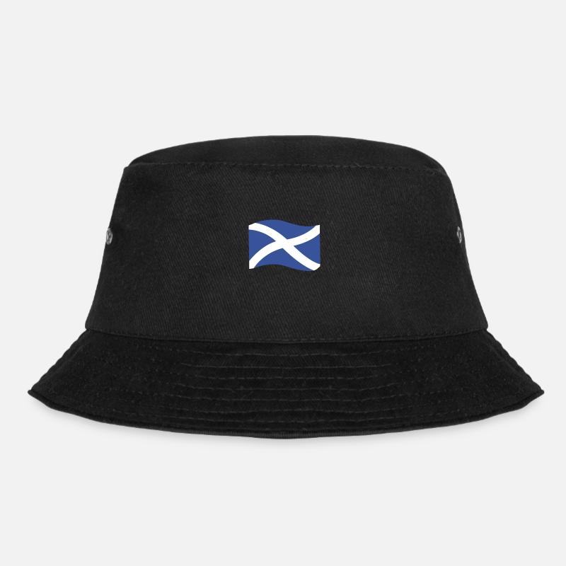 Saltire - Bucket Hat - black