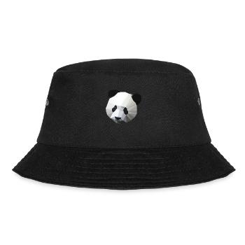 Polygon Panda - Bucket Hat - Schwarz - Vorne - Lela (165cm)