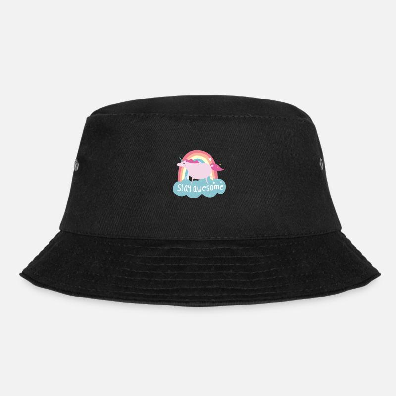 Unicorn - Bucket Hat - Schwarz