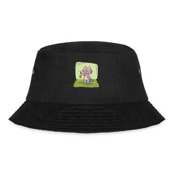bat62 - Bucket Hat - black - Front - Lela (165cm)