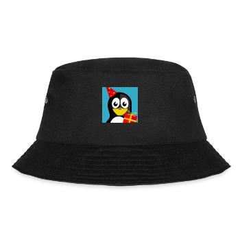 penguin101 - Bucket Hat - Schwarz - Vorne - Lela (165cm)