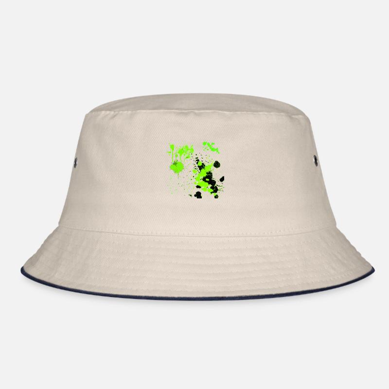 Green splatter Bucket Hat