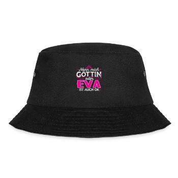 EVA - Göttin - Bucket Hat - Schwarz - Vorne - Lela (165cm)
