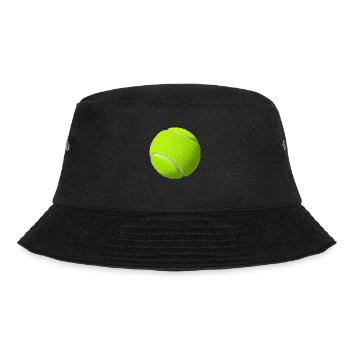 Tennisball - Bucket Hat - Schwarz - Vorne - Lela (165cm)