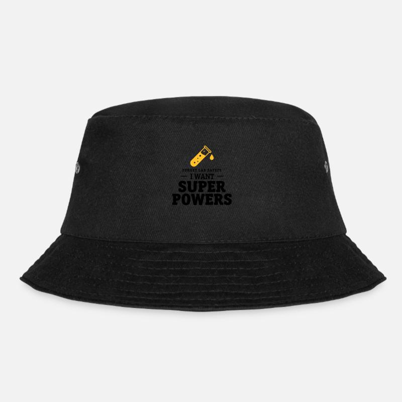 Forget lab safety, i want superpowers - Bucket Hat - Schwarz