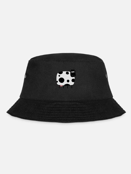 Kuh - Bucket Hat - Schwarz