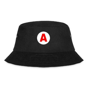 Ein Lern - Bucket Hat - Schwarz - Vorne - Lela (165cm)