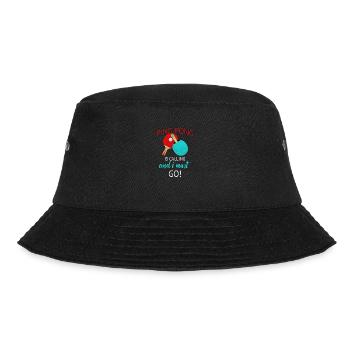Ping-Pong - Bucket Hat - Schwarz - Vorne - Lela (165cm)