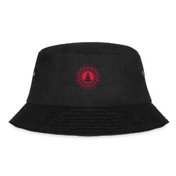 Buddha Meditation Yoga Buddhismus Sonne, 23 Farben - Bucket Hat - Schwarz - Vorne - Lela (165cm)