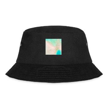 Atoll beach watercolor beige nature - Bucket Hat - black - Front - Lela (165cm)