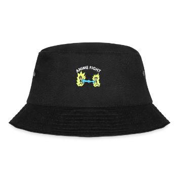 Anime Fight - Bucket Hat - Schwarz - Vorne - Lela (165cm)
