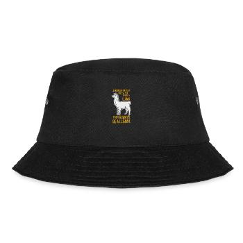 Lustige Tiere Llama - Bucket Hat - Schwarz - Vorne - Lela (165cm)
