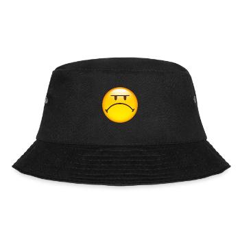 Smiley Glossy Mad - Bucket Hat - black - Front - Lela (165cm)