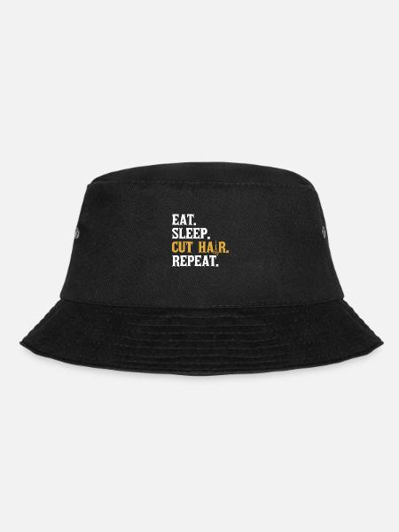 Frisör - Bucket Hat - Schwarz