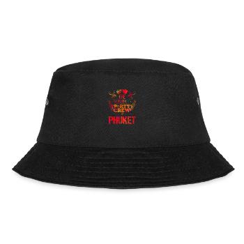 phuket party crew - Bucket Hat - Schwarz - Vorne - Lela (165cm)