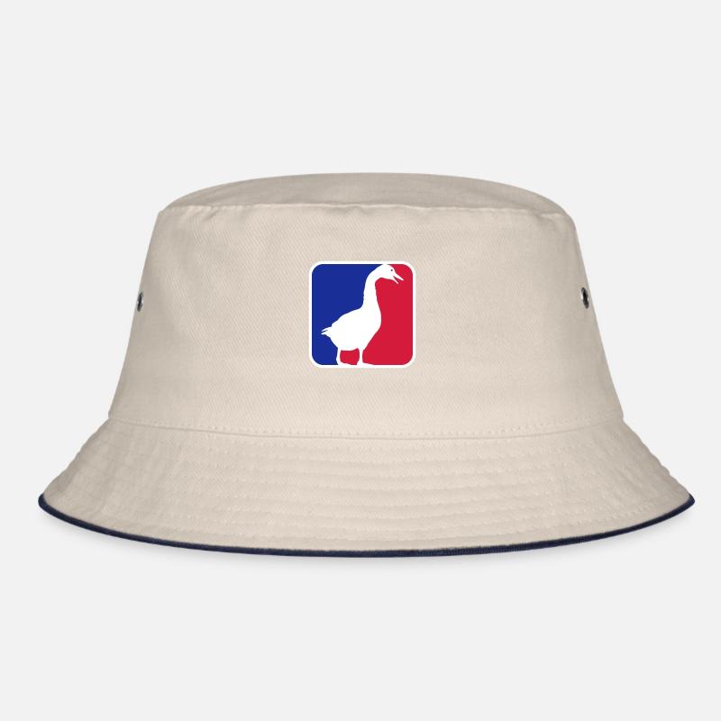 Gans Rot Blau Bucket Hat