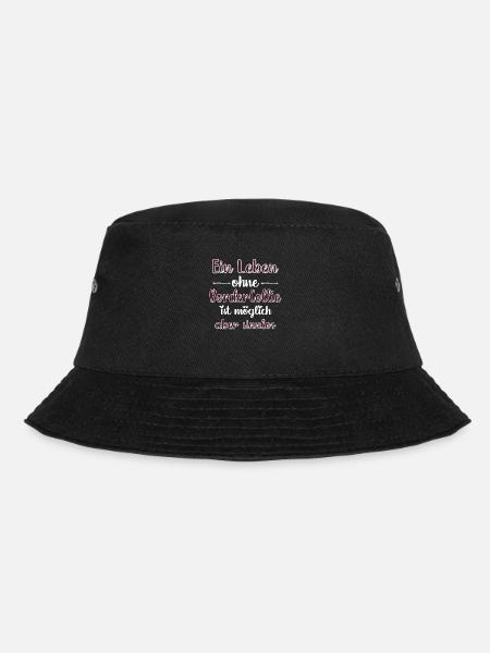 Border Collie - Bucket Hat - Schwarz