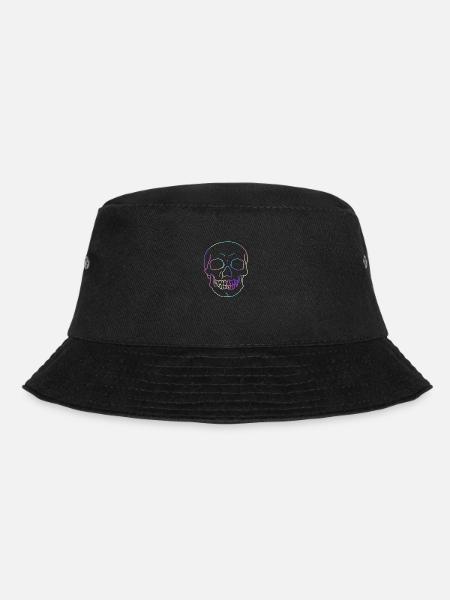 Skull Totenkopf - Bucket Hat - Schwarz