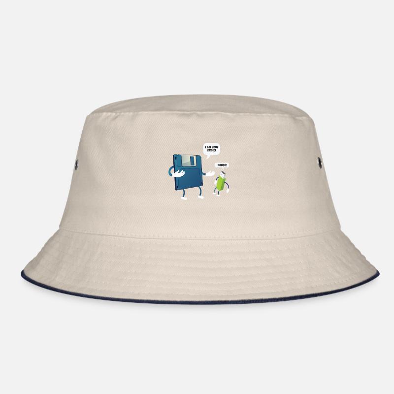 Father _ Son Floppy Disk ... Programmierer & Nerd Bucket Hat