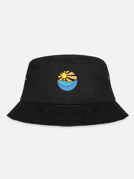 Sun & sea - Bucket Hat - black