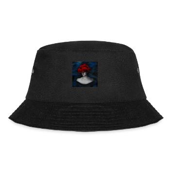 Schwarzwald Lady ART 3.0 - Bucket Hat - Schwarz - Vorne - Lela (165cm)