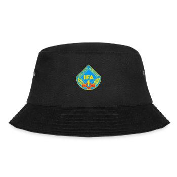 IFA Qualitätsarbeiter Q1 2021 DDR Auszeichnung - Bucket Hat - Schwarz - Vorne - Lela (165cm)