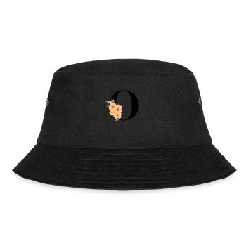 Buchstabe o blühen - Bucket Hat - Schwarz - Vorne - Lela (165cm)
