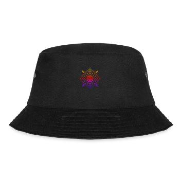 Mandala Boho Mandala Style Muster bohemian - Bucket Hat - Schwarz - Vorne - Lela (165cm)