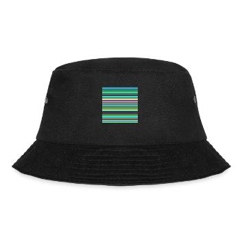 Stripe pattern 270421 - Bucket Hat - black - Front - Lela (165cm)