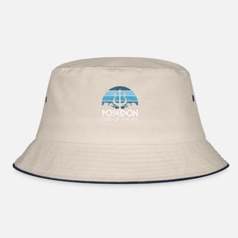 Altgriechischer Gott Poseidon Geschenk für einen Bucket Hat