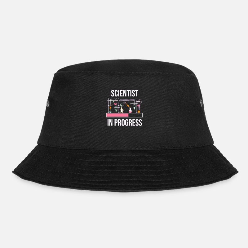 Scientist In Progress Physics Science Chemistry - Bucket Hat - Schwarz