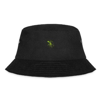 Colorsplash grün - Bucket Hat - Schwarz - Vorne - Lela (165cm)