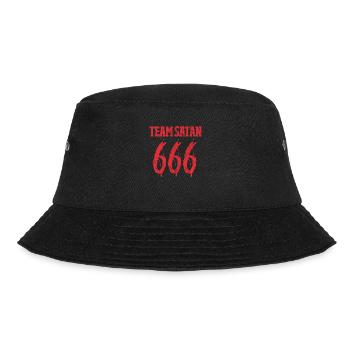 Team Satan 666 - Bucket Hat - Schwarz - Vorne - Lela (165cm)