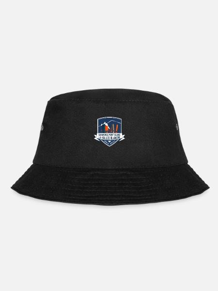 ecusson chamonix mont blanc leewarddesign - Bucket Hat - black