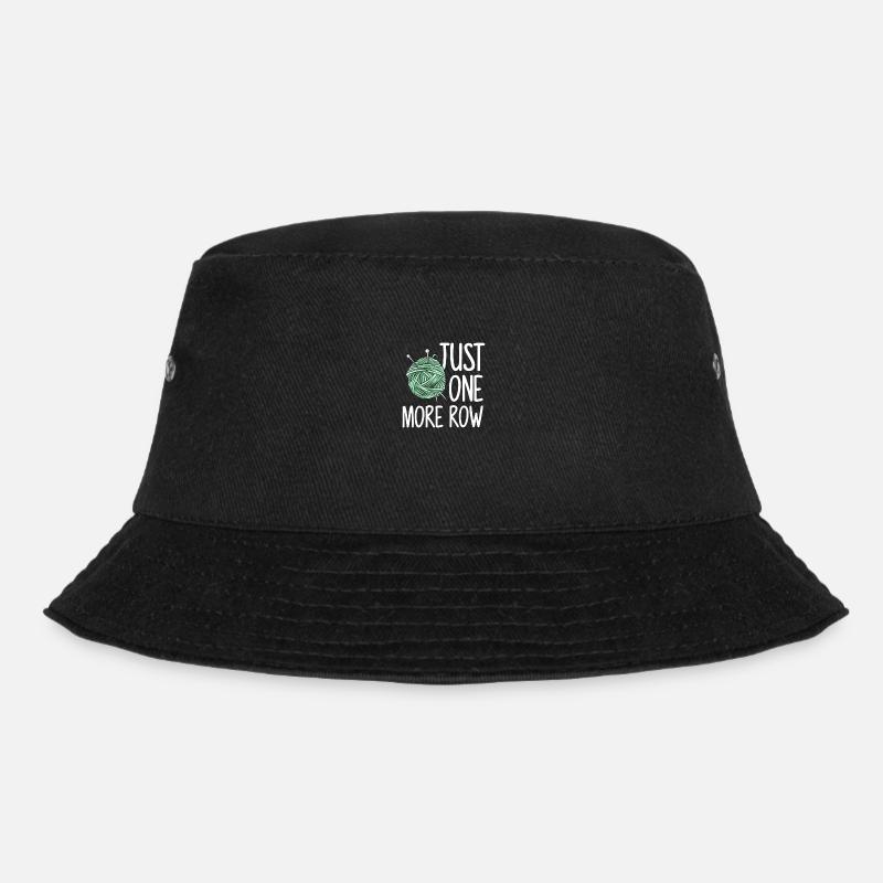 Häkeln Stricken Handarbeit - Bucket Hat - Schwarz