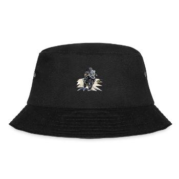 Adventure Bike Curve - Bucket Hat - black - Front - Lela (165cm)
