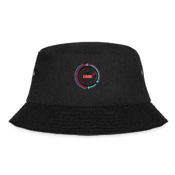 go live! TikTok - Bucket Hat - Schwarz - Vorne - Lela (165cm)