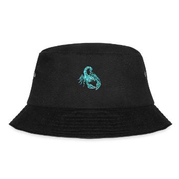 Scorpio, turquoise - Bucket Hat - black - Front - Lela (165cm)