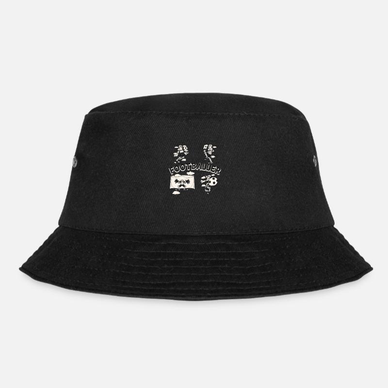 SportySkull - Footballeur - Bob - noir