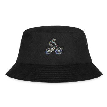 MTB downhill mountain bike - Bucket Hat - black - Front - Lela (165cm)