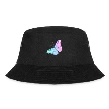 Schmetterling - Bucket Hat - Schwarz - Vorne - Lela (165cm)