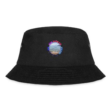 Sie Küste - Er wollte Meer - Bucket Hat - Schwarz - Vorne - Lela (165cm)