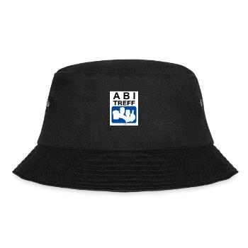 Bier Liga Logo ABI-Treff Jahr Blau - Bucket Hat - Schwarz - Vorne - Lela (165cm)