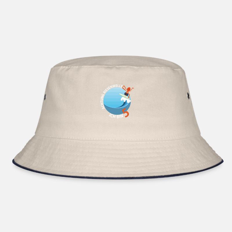 Achtung Riesenwelle Ich bin 5 Bucket Hat
